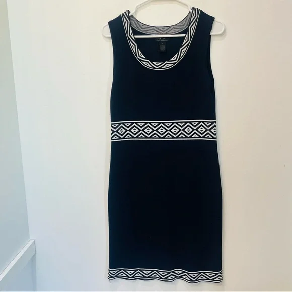 Grace Knit | Dresses | Grace Knit Dress Navy Blue White Nautical Sleeveless  Size Medium | Poshmark